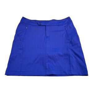 Antigua Royal Purple Active Athletic Yoga Tennis Golf skort Skirt‎ Size 8